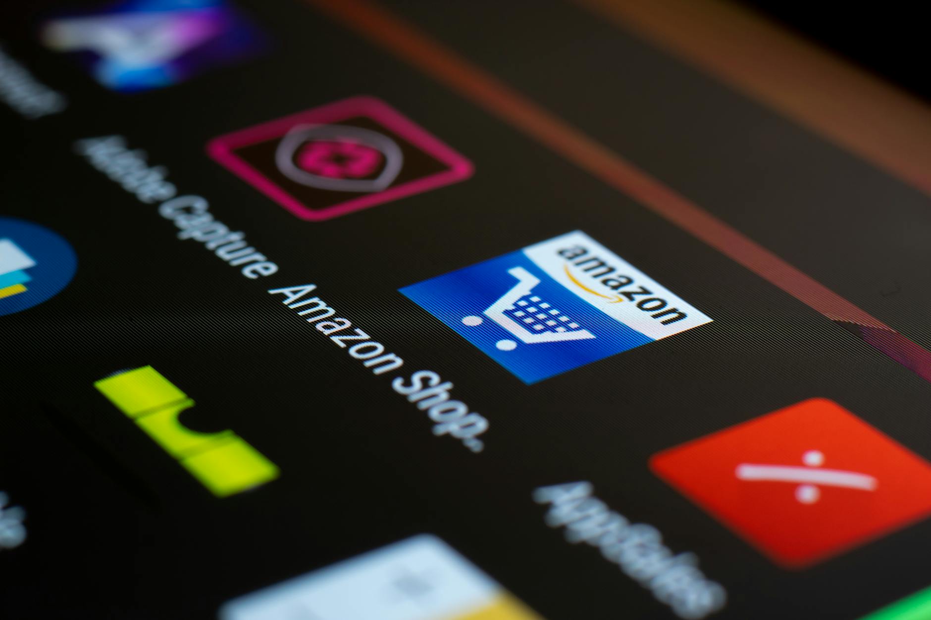 Smartphone showing how to add Korean address on Amazon app
