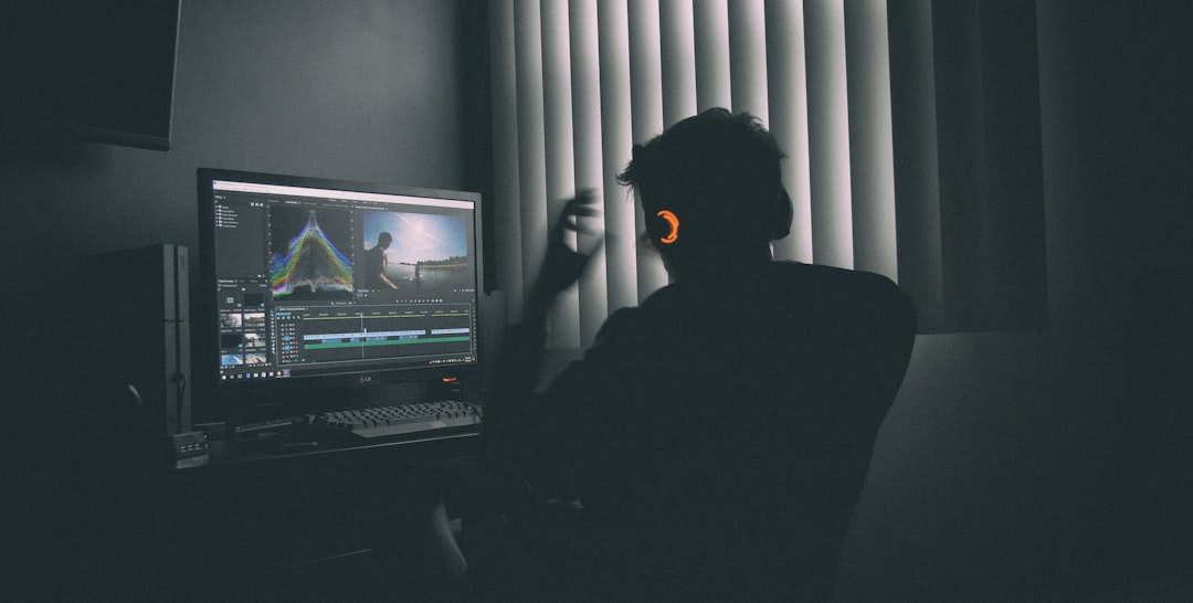 Editing desk for AI video production tools and review