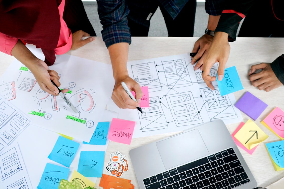 Designer and developer mapping approved interface decisions to buildable components