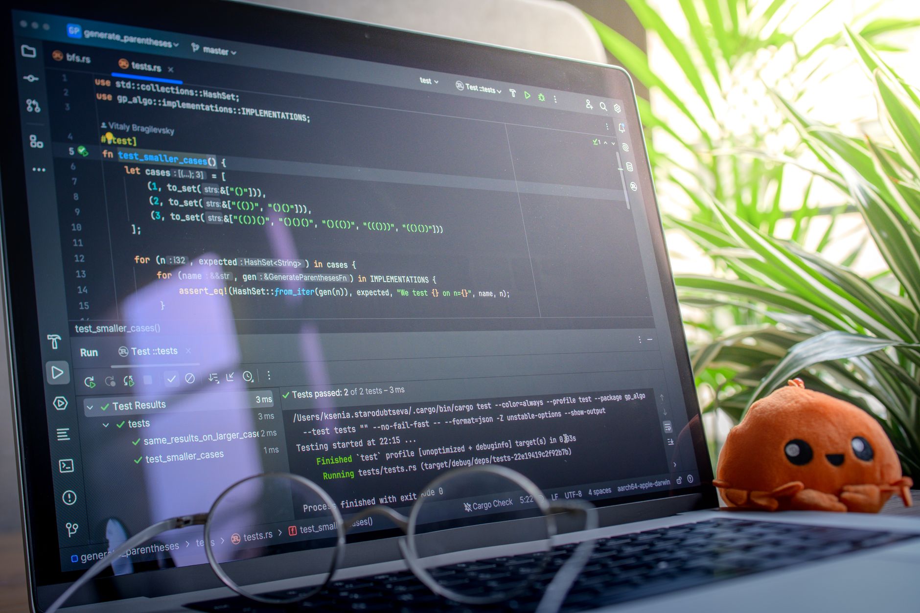 Developers verifying affected packages and pull request checks after an AI agent edit