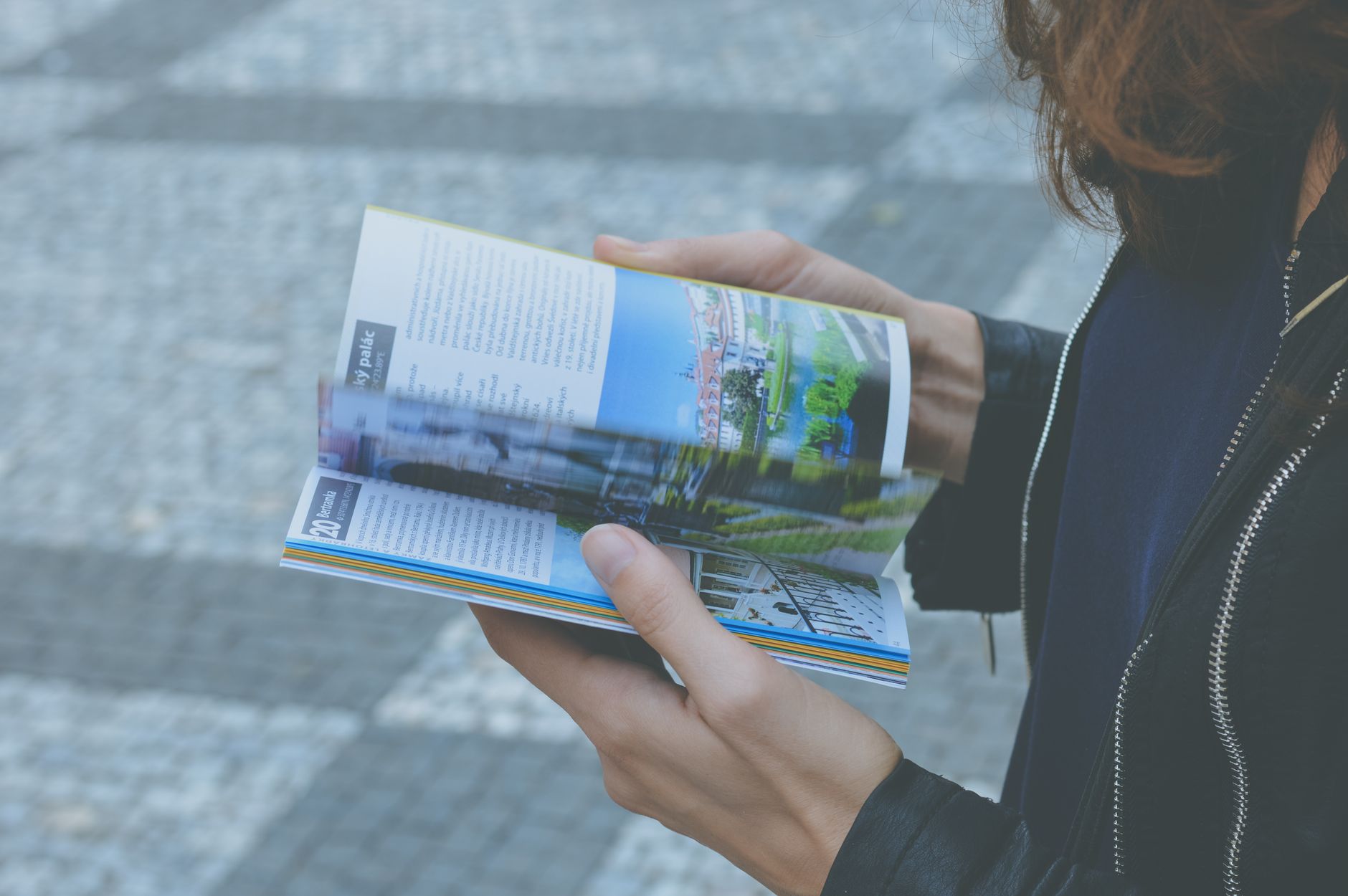 利用者がスマートフォンで期限と手順が分かる行政案内を読む様子